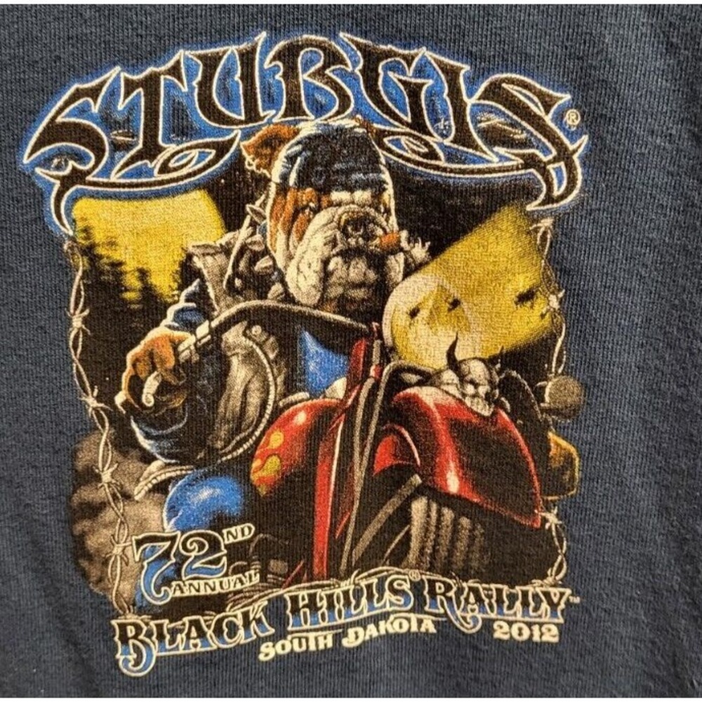 Vintage Sturgis Black‎ Hills Rally 2012 72nd Annual T-Shirt X-Large